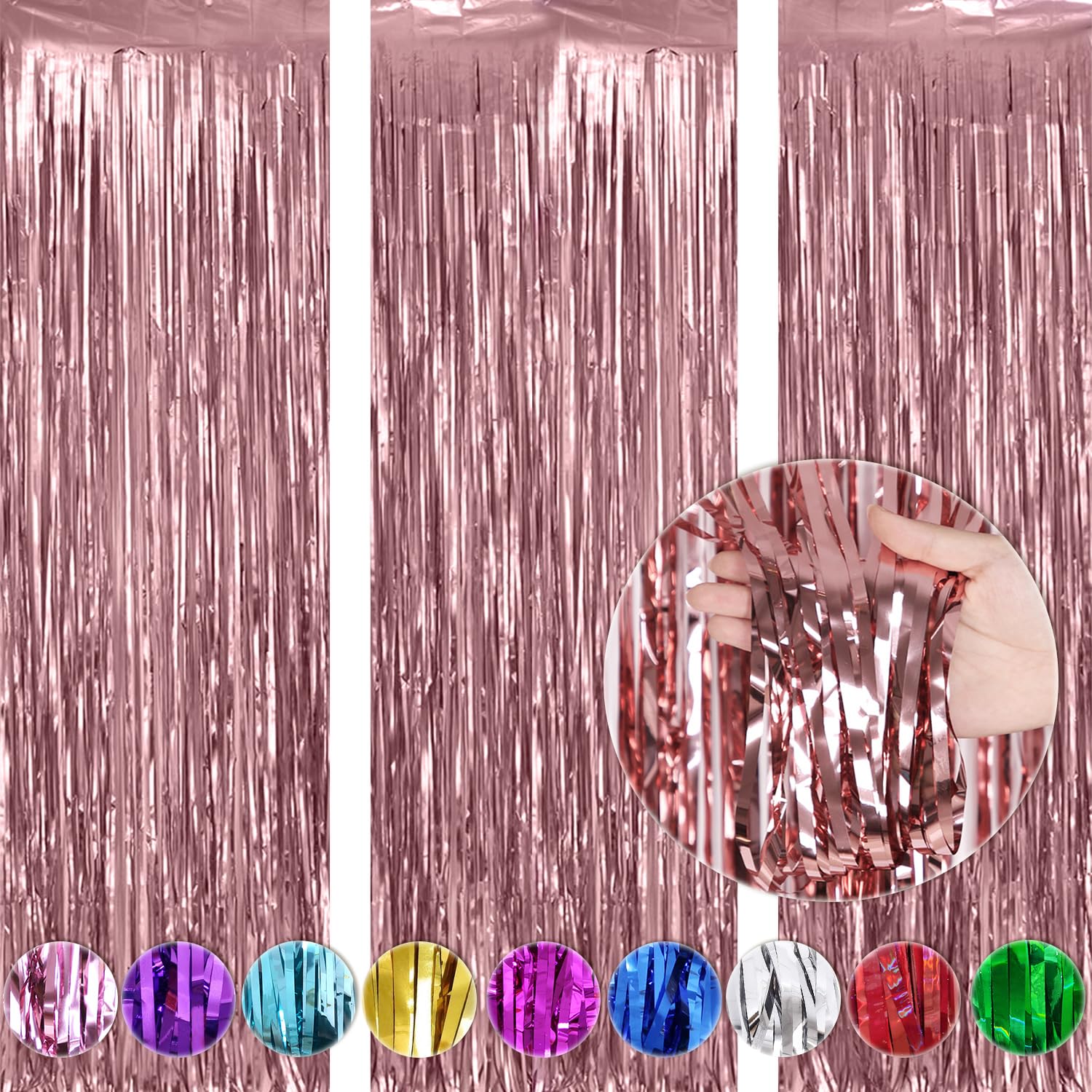 See full amazon price history chart for Wobbox Big 3Ft X 6Ft Rose Gold Color Tinsel Metallic Foil Fringe Curtain Backdrop Door Window Curtain Party Decoration, Foil Curtain For Birthday Decoartion (Pack Of 3) Wobbox Big 3Ft X 6Ft Rose Gold Color Tinsel Metallic Foil Fringe Curtain Backdrop Door Window Curtain Party Decoration, Foil Curtain For Birthday Decoartion (Pack Of 3) (B09Y7G7F53) Amazon Price History, Amazon Price Tracker
