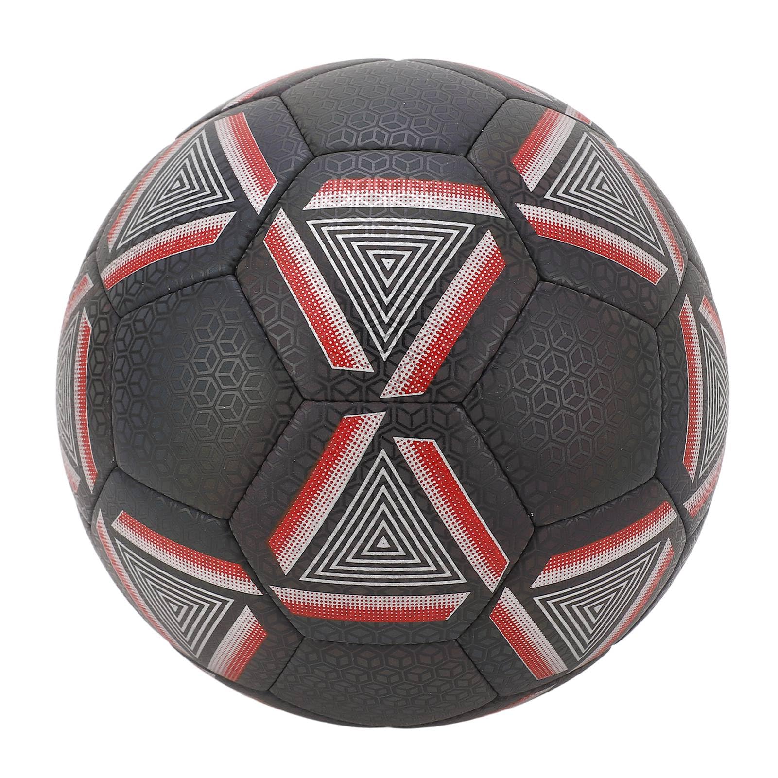 Calcio Riflettente, Palla Luminosa Riflettente Universale, Pallone da Calcio Luminoso in Pelle PU, Palla Sportiva Riflettente per Giochi notturni di Allenamento