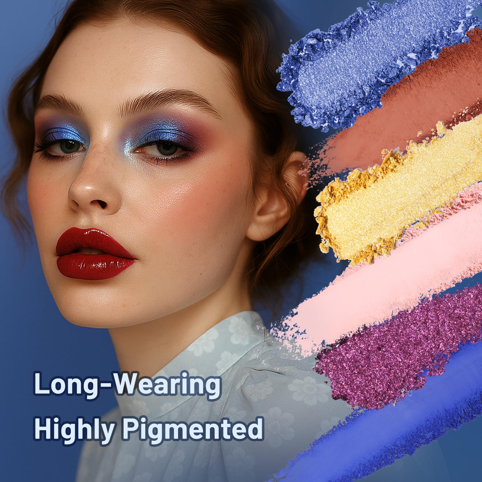 UCANBE 30 Color Eyeshadow Makeup Palette, Dark - Image 3
