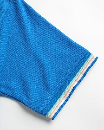 Miniatura 4 de Ben Sherman Polo para niño Paquete de 2 polos piqué de manga corta de ajuste clásico Camisa de golf elástica cómoda para niños (8-18)