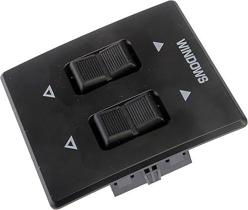 Dorman 901-027 Interruptor de elevalunas eléctrico delantero del lado del conductor, 2 botones, compatible con modelos seleccionados de Chevrolet /