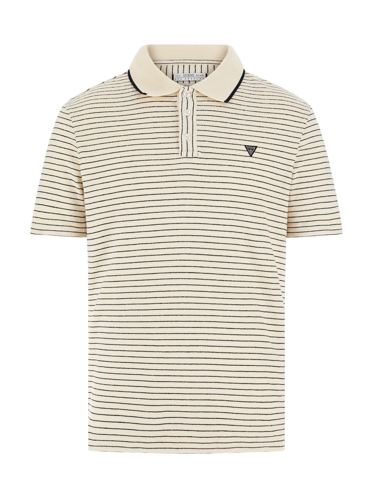 Polo Guess homme manches courtes rayures S pour un look soigné et léger - 3