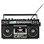 QFX J-220BT ReRun X Cassette Player Boombox with 4-Band Radio, MP3 Converter, and Bluetooth