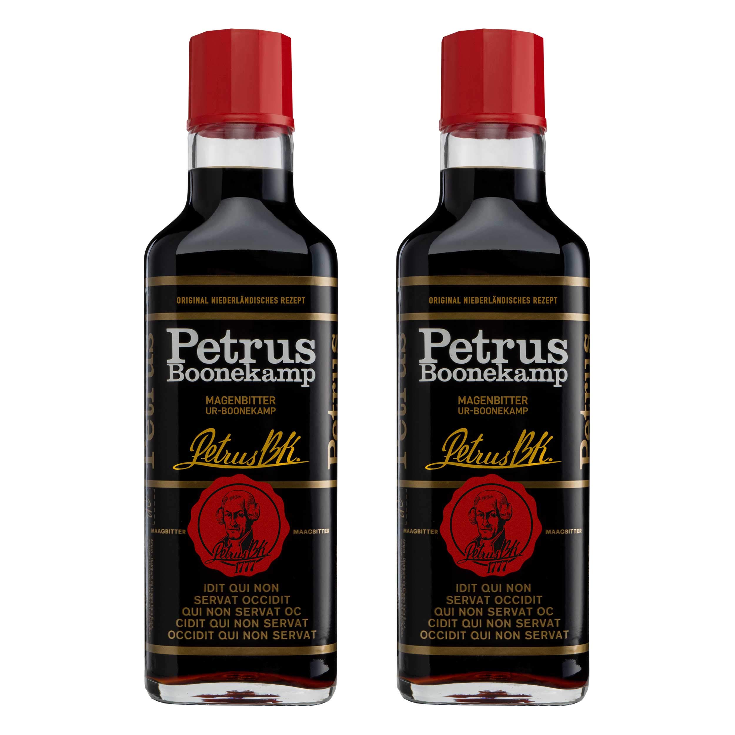 Caffo Petrus Boonekamp Magenbitter 2er Set, Kräuterlikör, Spirituose, Alkohol, Flasche, 45%, 2 x 700 ml