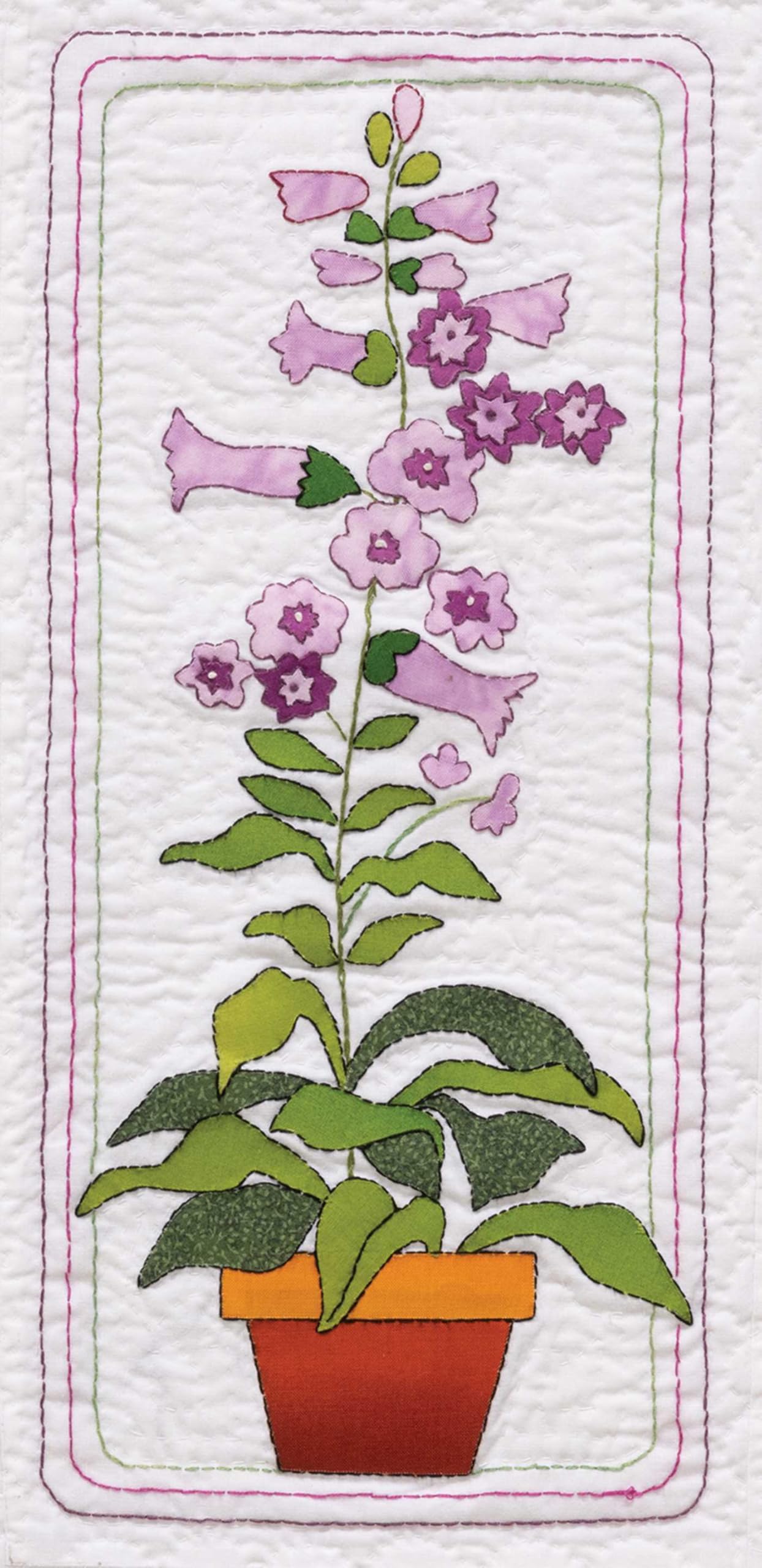 Flower Show Quilt: Charming Fusible Appliqué - Embellish with Hand Embroidery