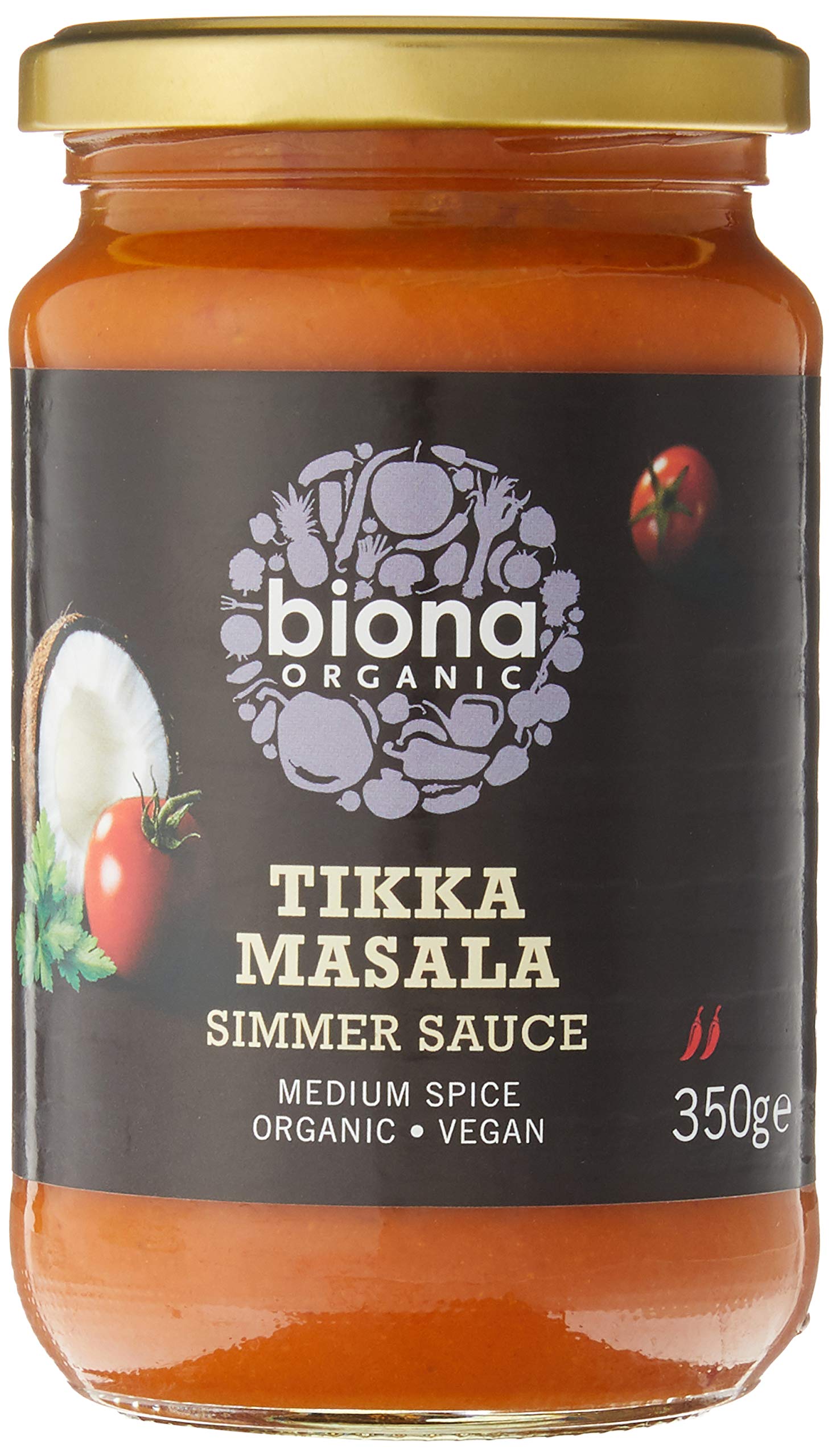 Biona Organic Tikka Masala Simmer Sauce 350 g