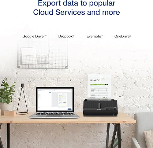Miniatura 6 de Epson Workforce ES-C220 - Escáner compacto de documentos de escritorio con escaneo de 2 caras y alimentador automático de documentos (ADF) para PC y