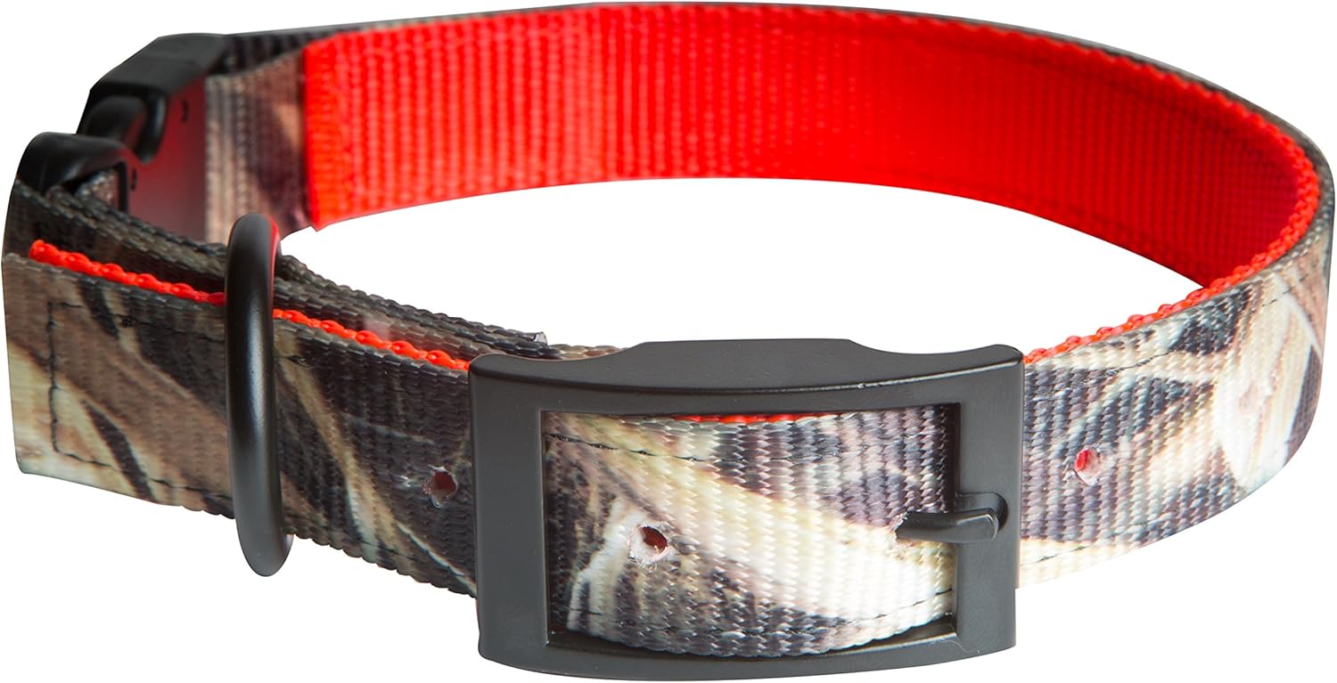 Reversible Nylon Dog Collar, 27", Mossy Oak Blades Camouflage