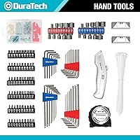 Vista 4 de DURATECH Juego de 269 herramientas manuales para reparación del hogar, kit de herramientas manuales mecánicas de uso diario con bolsa