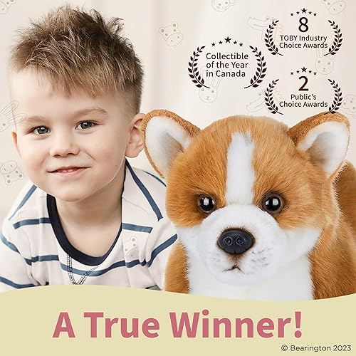Miniatura 4 de Bearington Queenie Corgi - Cachorro de peluche, 13 pulgadas