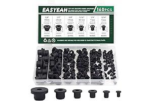Top Hat Rubber Grommets 160-Piece Wiring Assortment Kit
