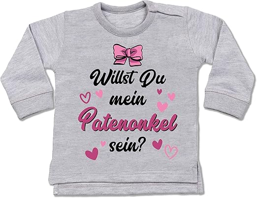 Shirtracer Statement Sprüche Baby Willst du Mein Patenonkel Sein