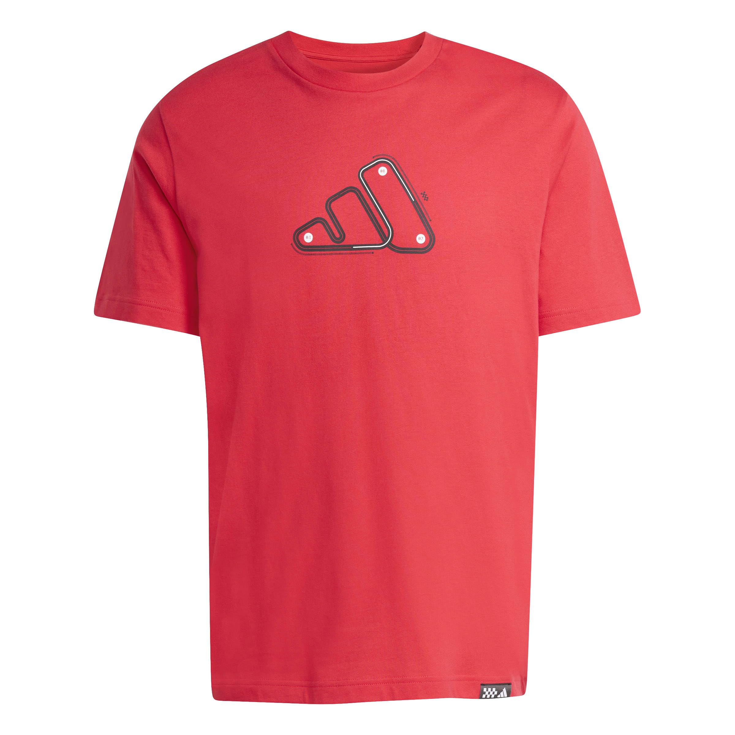 T-Shirt Graphique adidas Motorsport Track pour homme avec style streetwear