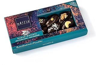 Bio Kakao Datteln Pralinen - Ohne Zusatz von Zucker & Ohne Palmöl - Vegan - Gluten- und laktosefrei I Ohne Konservierungsstoffe | Handgefertigt | Made in Germany | Perfekte Geschenkidee