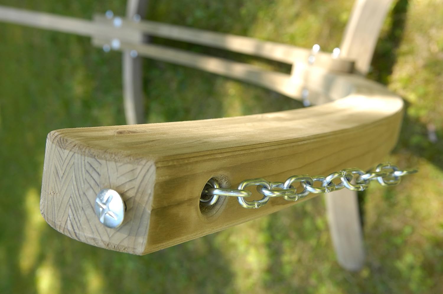 Olymp Hammock Stand, Wood Construction, Indoors and Outdoors, Adjustable, Hanging Range of 118" - 142", Holds Up to 440lbs