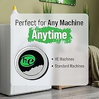 Vista 6 de Detergente para ropa Rockin' Green, Detergente en polvo para ropa a base de plantas, Detergente para ropa totalmente natural, Combate el olor vegano