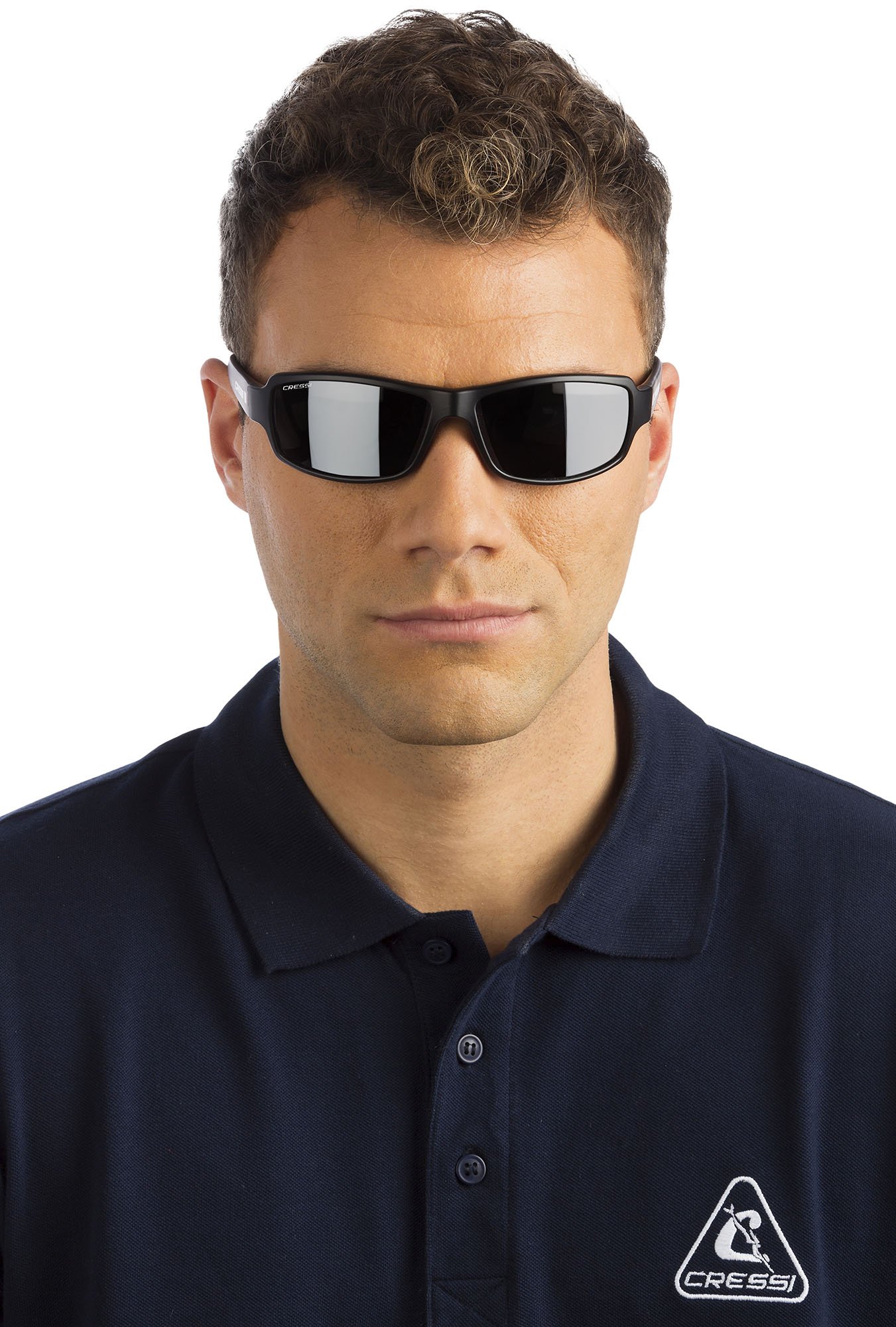 CRESSI seit 1946 - Ninja Sonnenbrille schwimmend und flexibel für Damen und Herren mit polarisierten entspiegelten wasserabweisenden Gläsern UV Schutz und Unisex Einheitsgröße