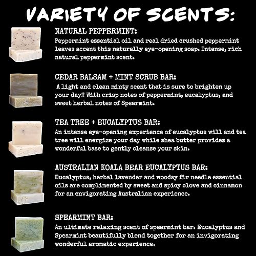 Miniatura 12 de BLUBYRD Soap Co. Natural Solid Shampoo Bar 5 Pack – Set of Organic Shampoo Bars For Hair & Body Wash Natural Conditioning, Eco Friendly, Zero