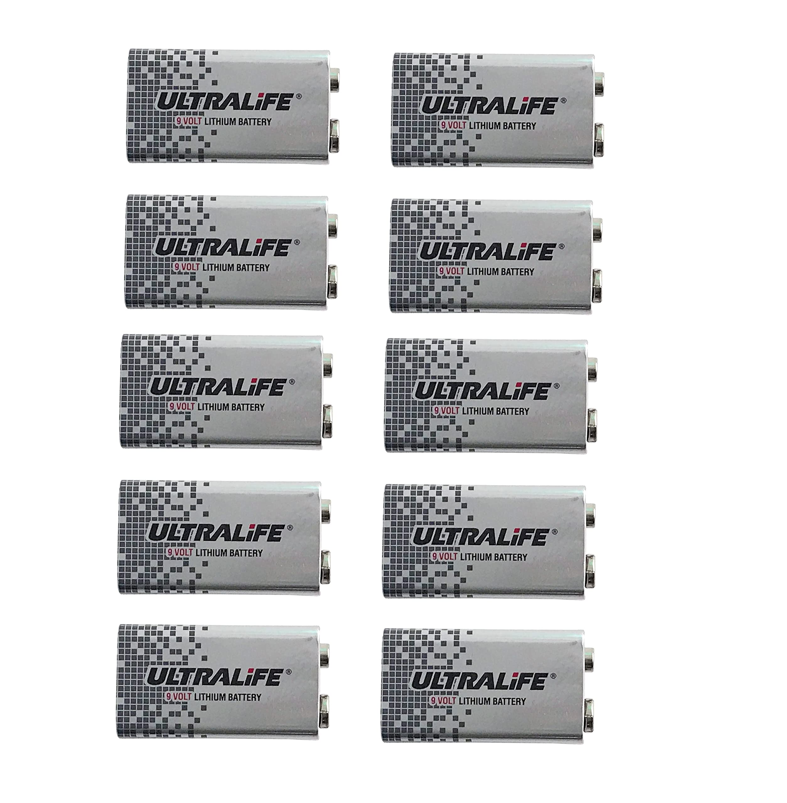 U9VL-JP für Drager Atemschutzmaske Estim FES Batterie 9V Lithium Batterie Ultralife 10 Stück
