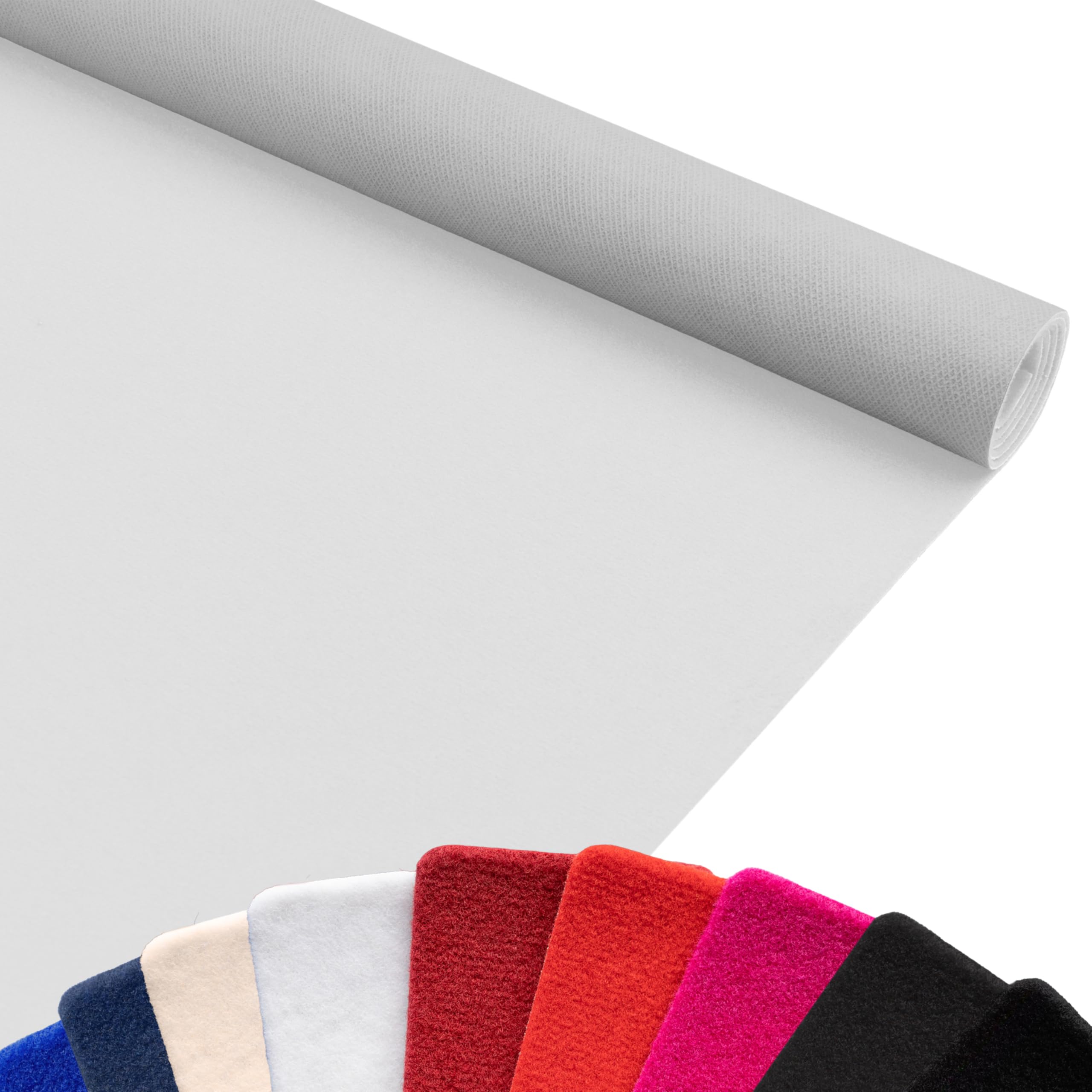 Tapis Mariage Blanc SALSA - Tapis d´événement et Cérémonie | Réutilisable et Antidérapant | Décoration de Mariage 2,00mx2,00m