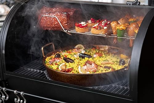 Miniatura 10 de Oklahoma Joe's 1996978P04 - Sartén profunda de acero al carbono de 18.5 pulgadas, color plateado