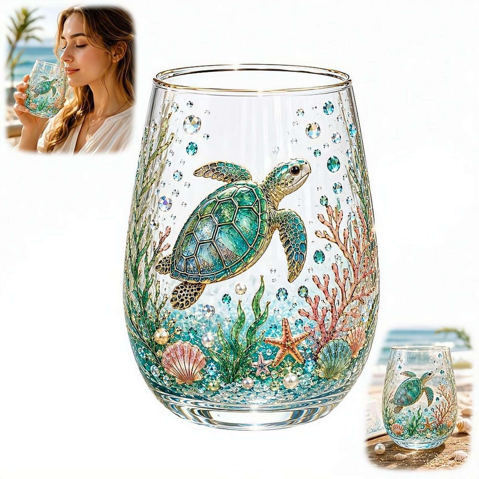 Limited Edition 2026 Garden Morning Bliss Glass Tea Cup for Hot Cold Drinks