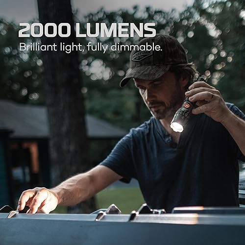 Miniatura 2 de NEBO Slyde - Linterna King recargable, linterna LED y luz de trabajo, brillante, duradera, para llevar todos los días y acampar con 4 modos de luz,