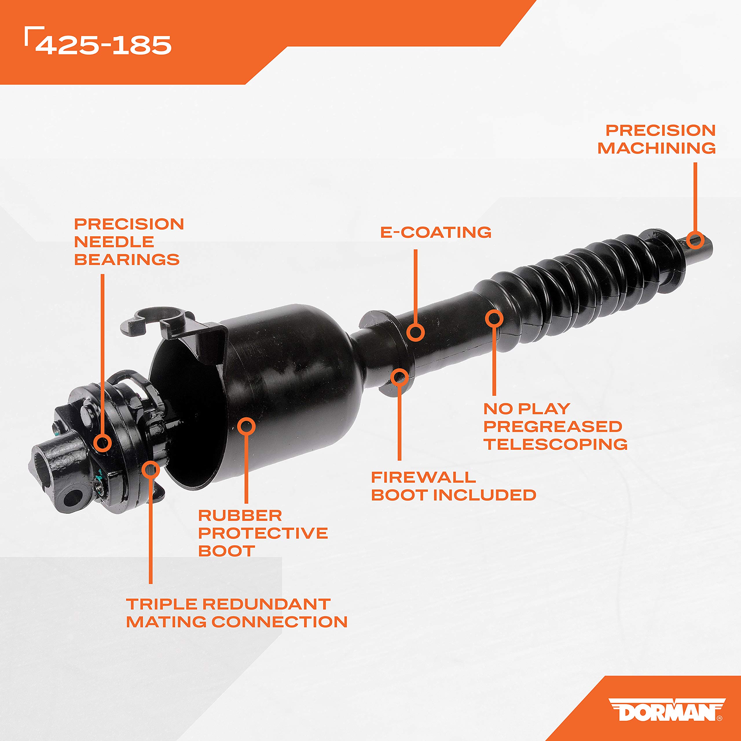 1135.1185、1125 Amazon.com: Dorman 425-185 Steering Shaft Compatible with