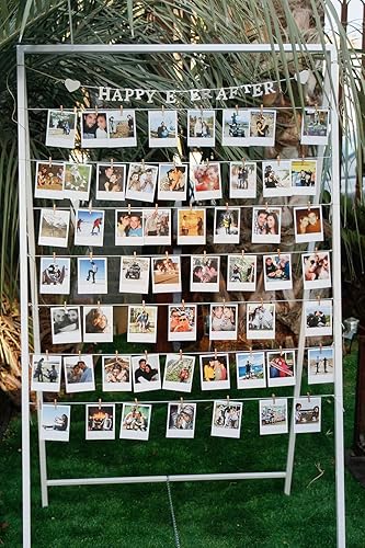 Vista 9 de Mini prendedores para fotos, pinzas pequeñas de color negro, paquete de 100 clips de madera arcoíris coloridos con cuerda de 32 pies