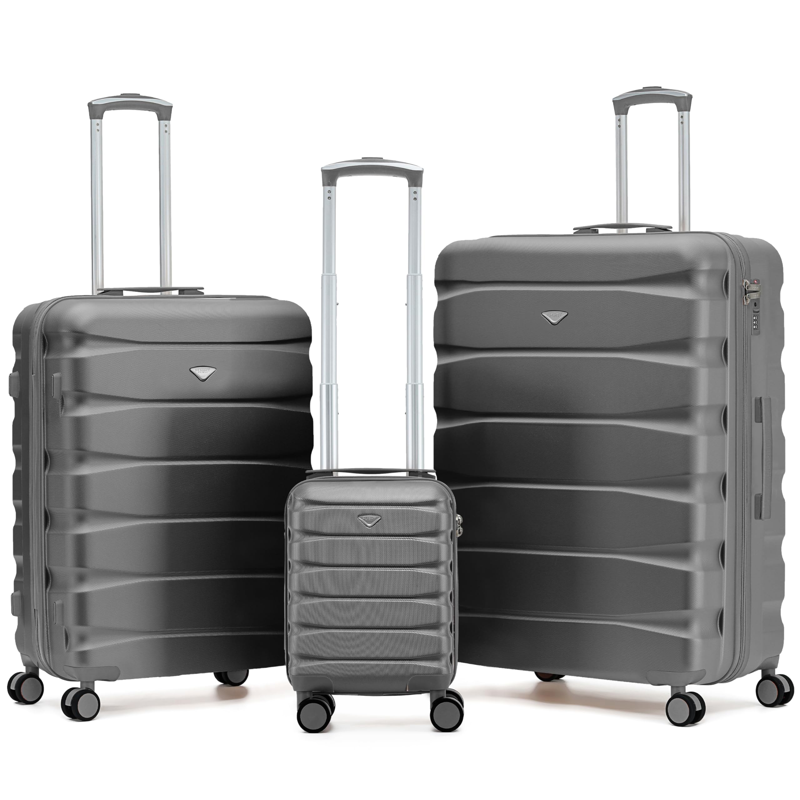 Flight Knight Underseat Cabin Suitcase 45x36x20cm | Free Hand Luggage for EasyJet & Wizz Air | Lightweight ABS Hard Shell with 8 Silent-Glide Spinner Wheels | Max Space Travel Bag — view 119