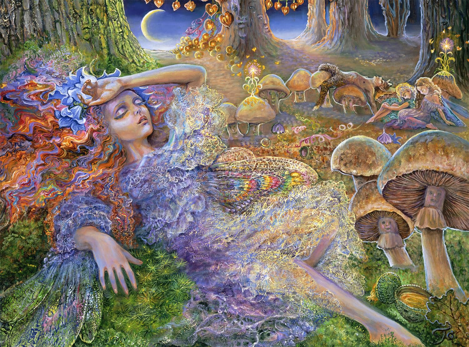 Amazon.com: Buffalo Games - Josephine Wall - Glitter - After The