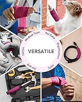 Vista 6 de FriCARE Vendaje Autoadhesivo, Cinta Médica para Botiquín de Primeros Auxilios, Vendajes Cohesivos para Heridas Deportivas y Veterinarias, 2 Pulgadas