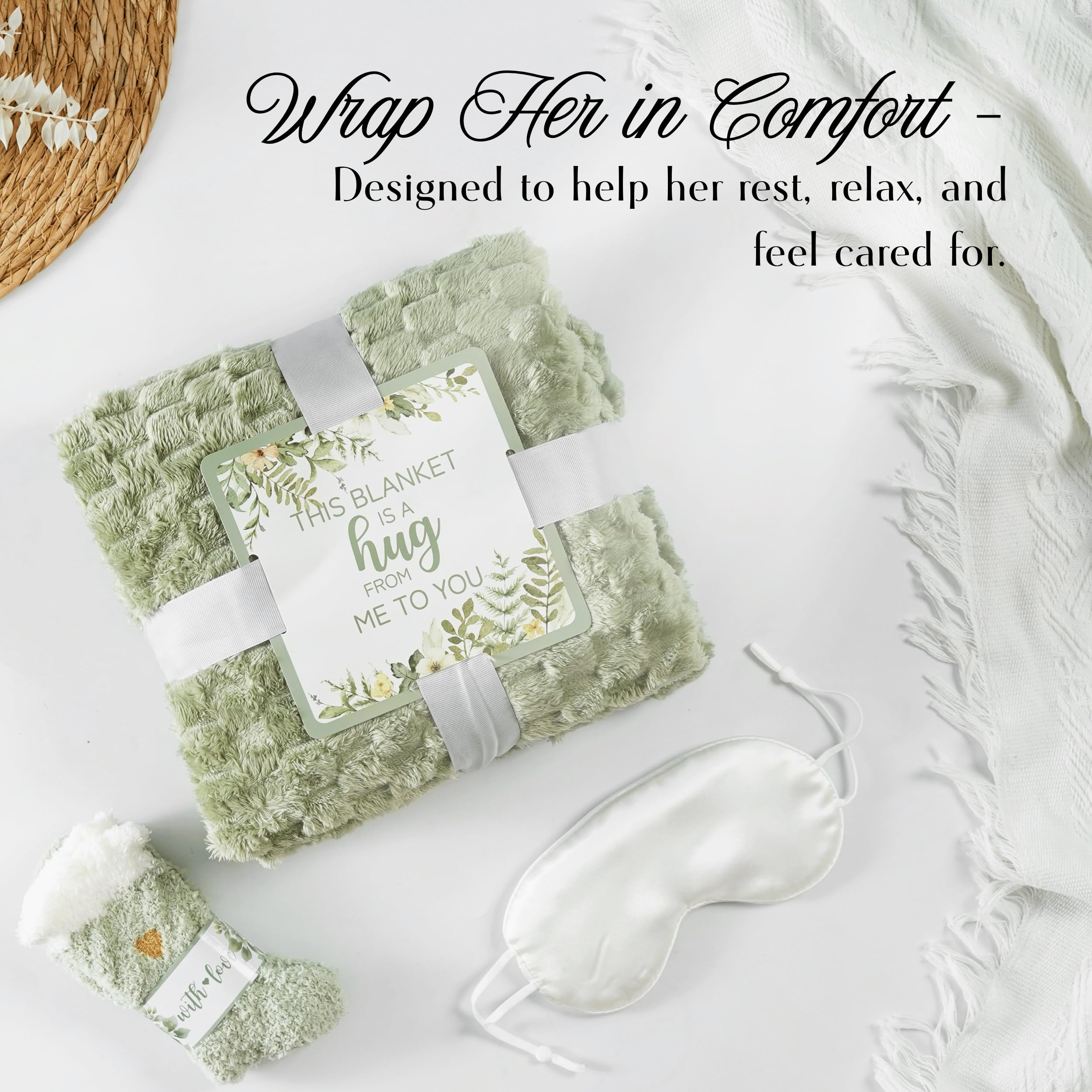 InnoBeta Personalisierte Geschenkkörbe für Frauen, die alles haben, einzigartige Geschenke für sie zum Geburtstag, Weihnachten, nützliches Selbstpflege-Paket, Größe M