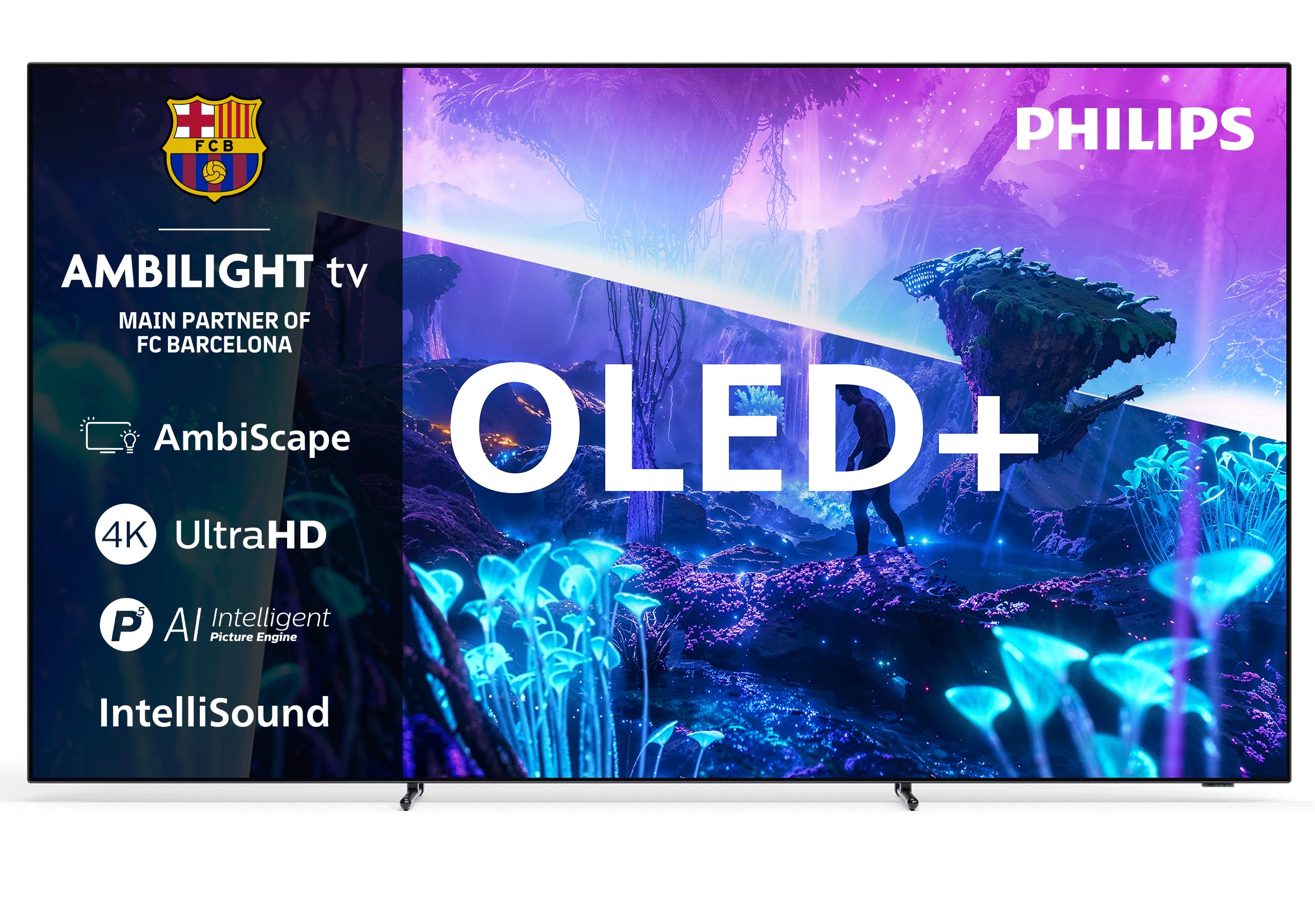 PHILIPS Ambilight TV 65OLED951/12 téléviseur Intelligent OLED 4K, 65 Pouces