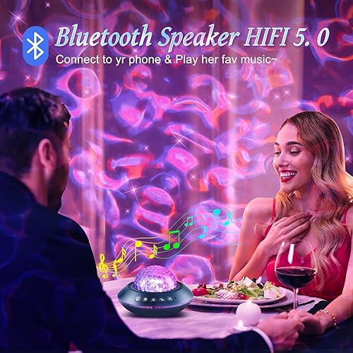 Miniatura 5 de Galaxy Light Stars for Ceiling Projector41 Light Modes Led Galaxy Projector Lights for BedroomBluetooth Speaker Star Lights for Bedroom Mood