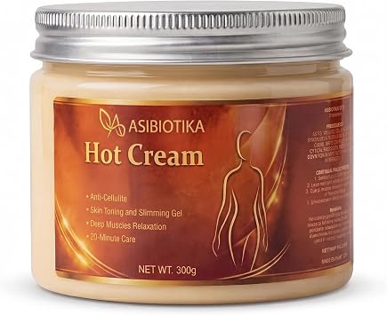 Hot Cream for Body Warming Sweat Enhancer & Anti Cellulite Massage Cream, Firming Skin Tightening Body Lotion for Belly, Thighs, Legs & Arms Capsicum Heat, 300g 10.58 oz