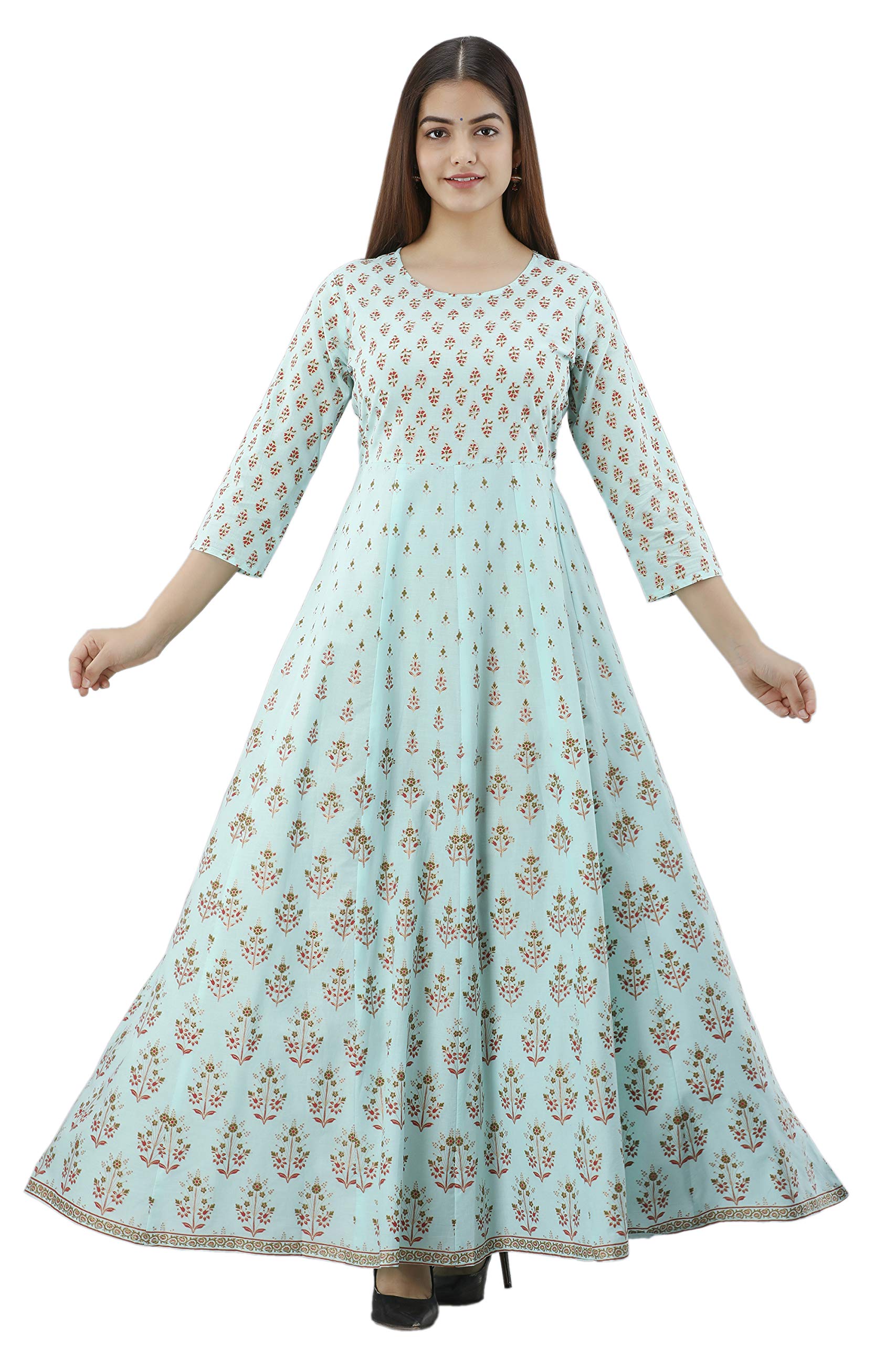 ftdiva Women's Rayon Ethnic Anarkali Gown-picture-52