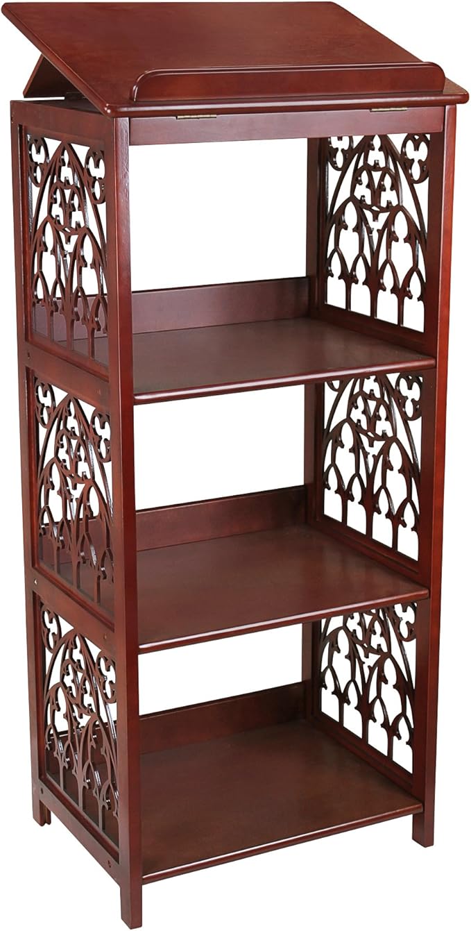 Design Toscano Thomas Aquinas Gothic Tracery Bookstand