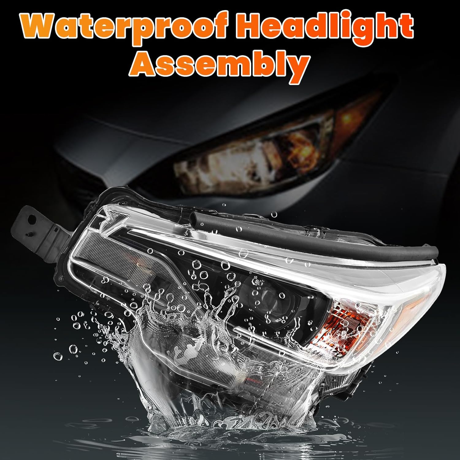 84001-FN010 Left Driver Side Headlight Assembly LED Lens Compatible with Subaru Impreza Crosstrek 2024 2025 Headlamp w/Adaptive Front-lighting System 84001FN010