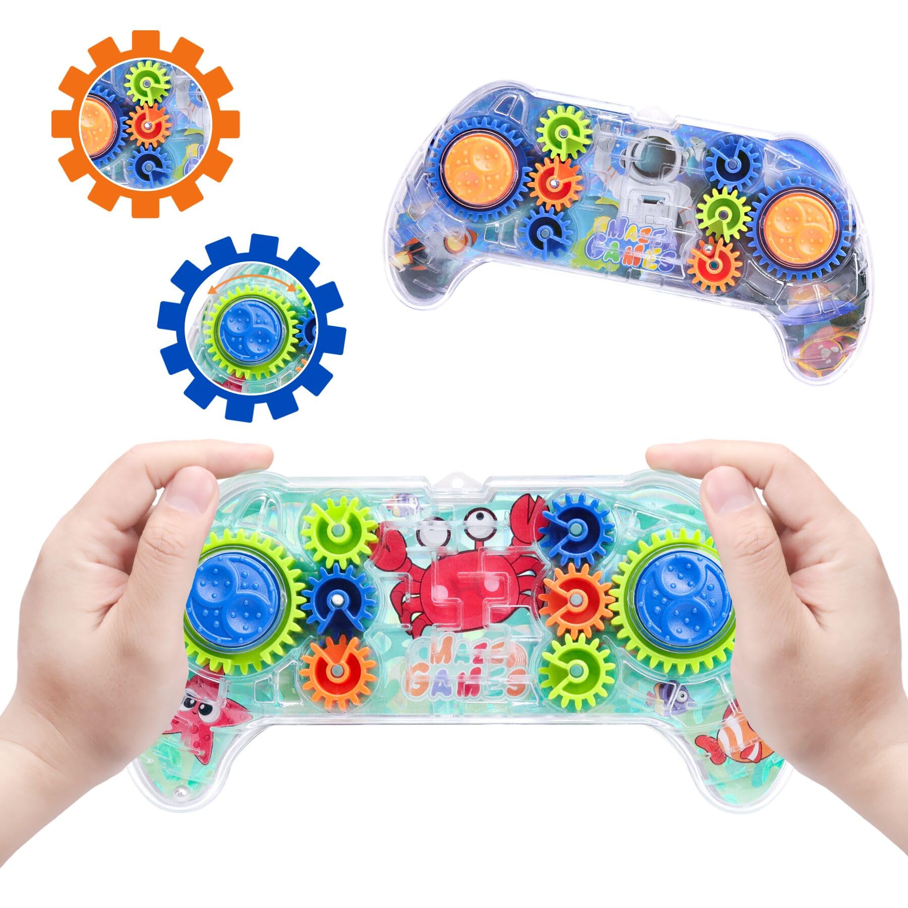 SEVENKA 2 Pack Maze Puzzle Games for Kids Ages 3-8, 3D Mind Puzzles Brain Teasers Gravity Ball Game, Maze Ball Puzzle Toy for Kids Adults,