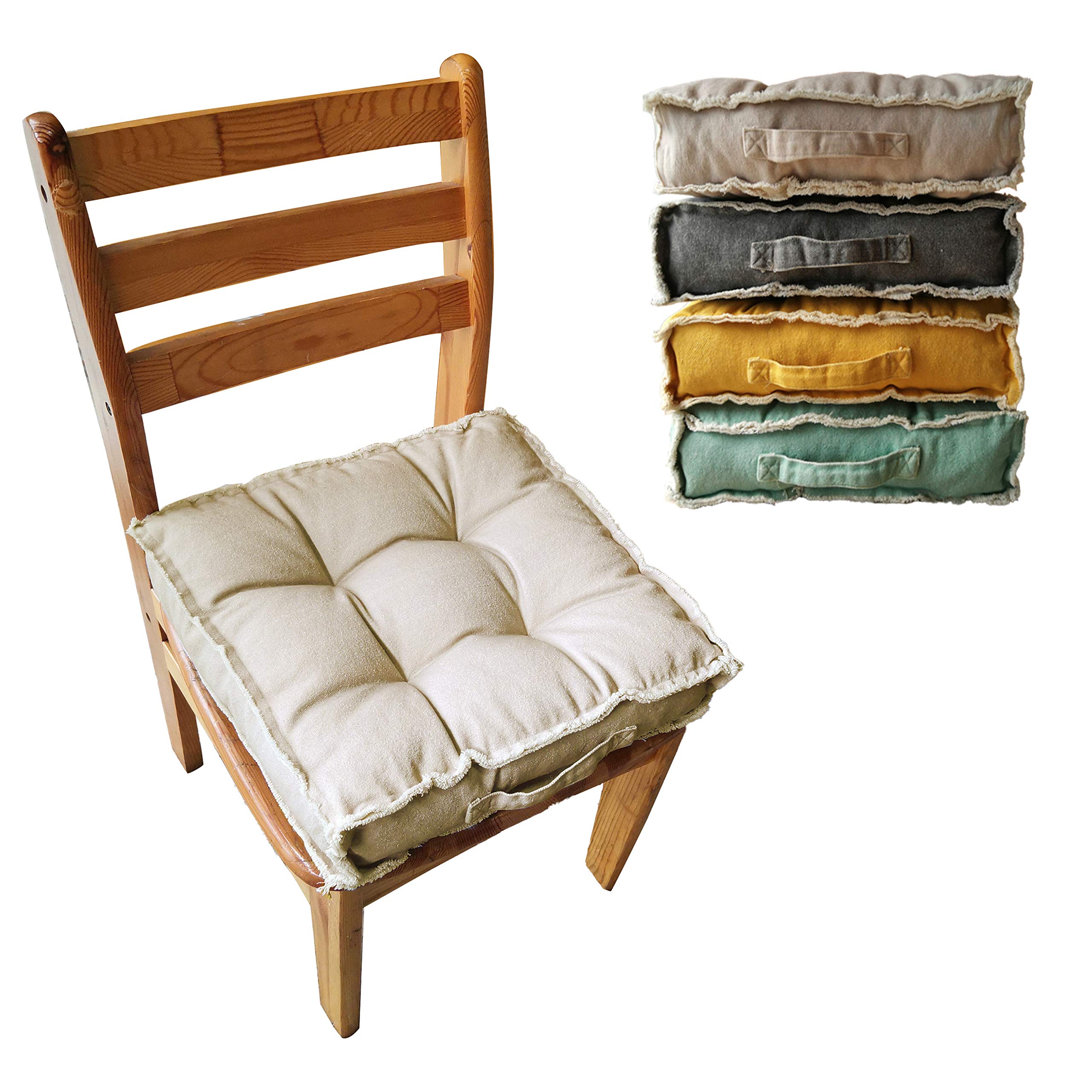 Amazon.com: Verpert Square Thick Floor Seating Cushions,Solid