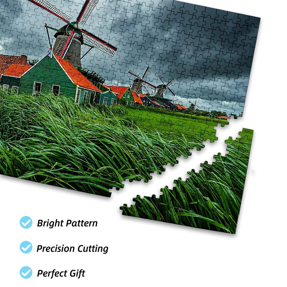 Puzzle 3000 sztuk krajobraz DIY Puzzle dla dorosłych 122 x 81 cm zestaw roślin wysokiej jakości z dodatkowymi zabawnymi wyzwaniami, kreatywna rozrywka klasyczne zabawne wyzwania na prezent wystrój A
