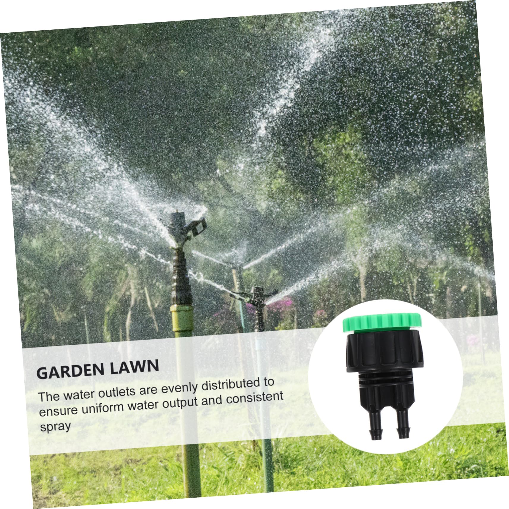 Toddmomy 20pezzi per Irrigazione Raccordi per Facili Installare e Resistenti Set Accessori per Irrigazione e Agricoltura