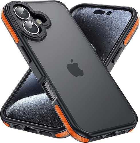 Miniatura 14 de Funda para iPhone 12, a prueba de golpes, para iPhone 12 Pro, protección contra caídas de grado militar, parte trasera dura, delgada, translúcida