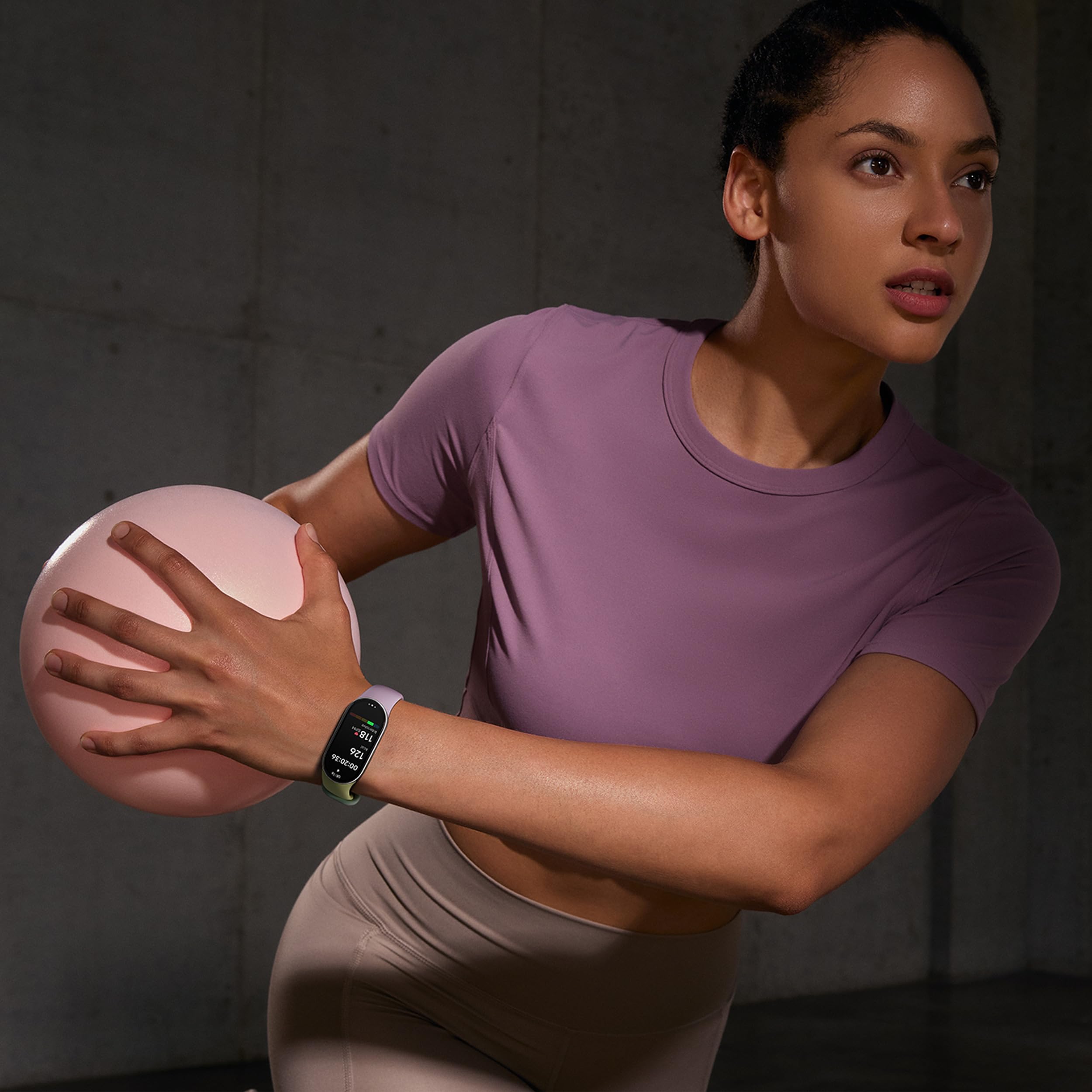 Xiaomi Mi Smart Band 10 (2025) Global Version - 1.72" AMOLED Display | 21 Days Battery Life | Touchscreen, Multi-Sport Tracker, Activity Tracker, Heart Rate Monitor | BT5.4 - (Mystic Rose)