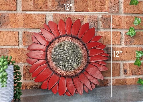 Miniatura 2 de NAT & Jules Gerbera - Piedra decorativa de resina fundida en resina fundida de 12 pulgadas en forma de margarita, patio, escultura de pasarela, arte