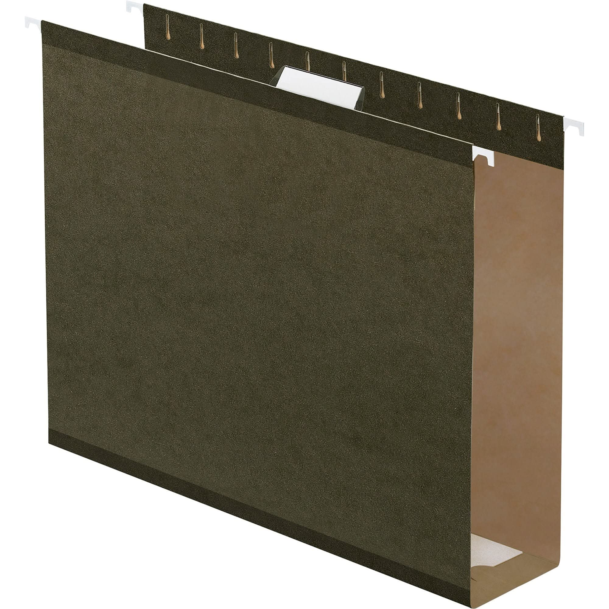 Pendaflex Dossiers suspendus renforcés de capacité supplémentaire, 7,6 cm, format lettre, vert standard, coupe 1/5, 25/BX (4152 x 3)
