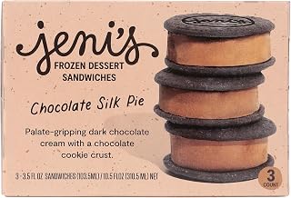 Jeni's Splendid Ice Creams Chocolate Silk Pie Frozen Dessert Sandwich 3 count, 10.5 OZ