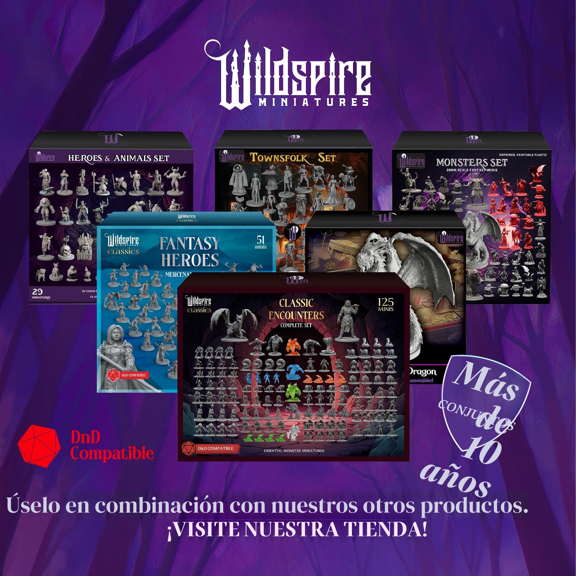 Wildspire Héroes Compañeros Animales NPC Rey Troll King Miniaturas DND 28-32 mm sin Pintar Dungeons and Dragons Pathfinder