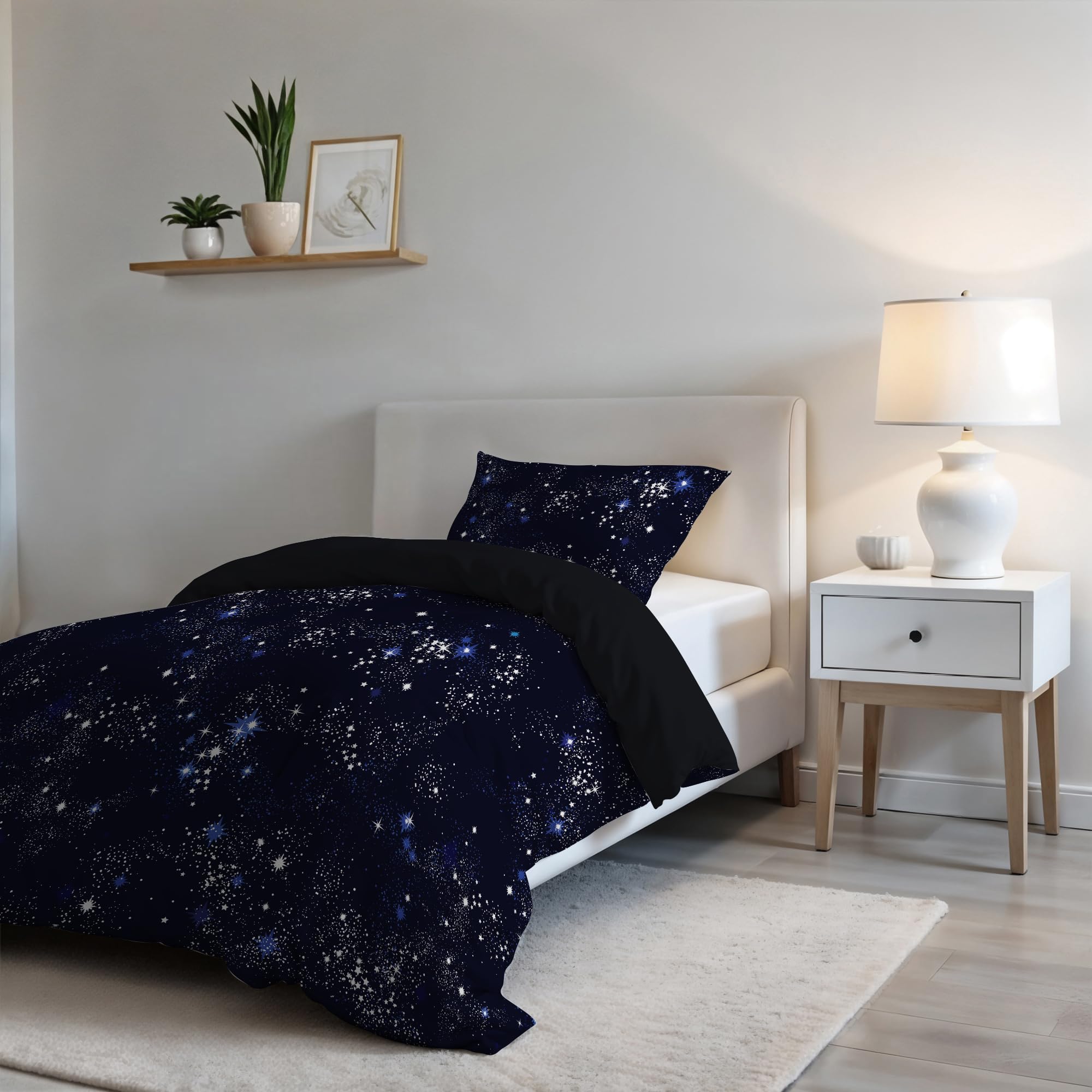 Italian Bed Linen Duvet Cover Fashion, microfiber, Orione, Single